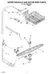 Diagram for 05 - Upper Dishrack And Water Feed