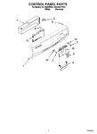 Diagram for 02 - Control Panel Parts