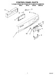 Diagram for 02 - Control Panel Parts