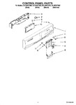 Diagram for 02 - Control Panel Parts