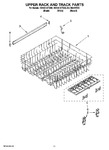 Diagram for 09 - Upper Rack And Track Parts