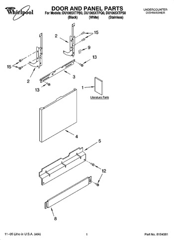 Diagram for DU1065XTPS0