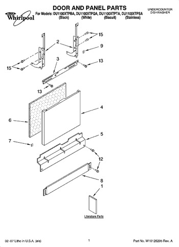 Diagram for DU1100XTPSA