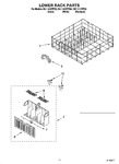 Diagram for 11 - Lower Rack Parts, Optional Parts (not Included)