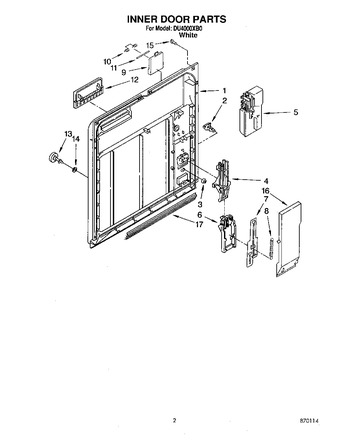 Diagram for DU4000XB0