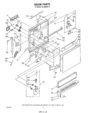 Diagram for DU4000XR0