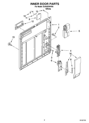 Diagram for DU400SWKW0