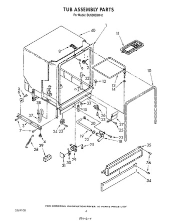 Diagram for DU5000XW0