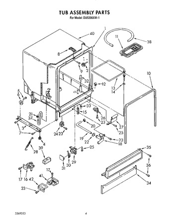 Diagram for DU5200XW1