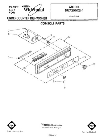 Diagram for DU7200XS1