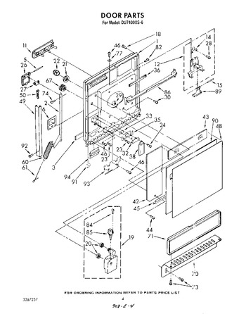 Diagram for DU7400XS6