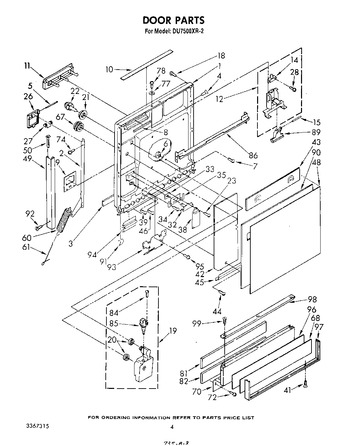 Diagram for DU7500XR2