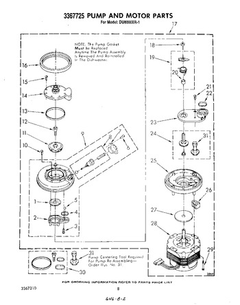 Diagram for DU8000XR1