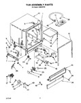 Diagram for 04 - Tub, Lit/optional