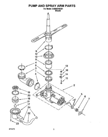 Diagram for DU800CWDB1