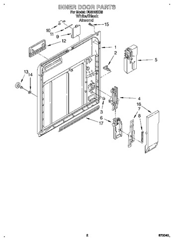 Diagram for DU8016XX6