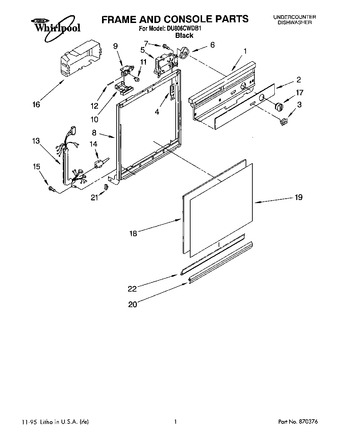 Diagram for DU806CWDB1