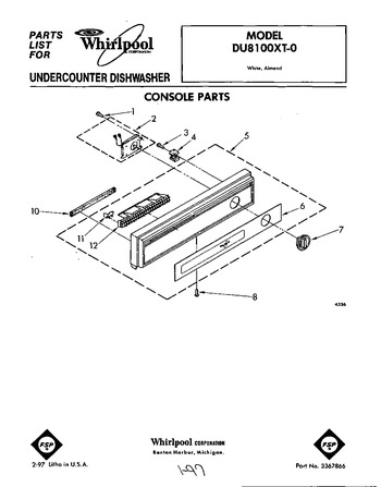 Diagram for DU8100XT0