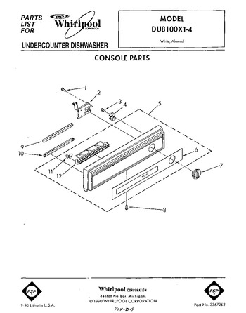 Diagram for DU8100XT4