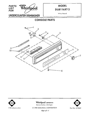 Diagram for DU8116XT3