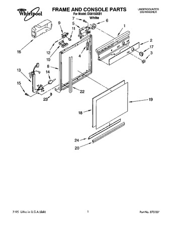 Diagram for DU8150XB1