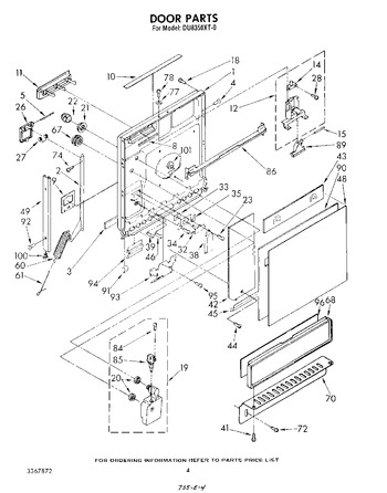 Diagram for DU8350XT0