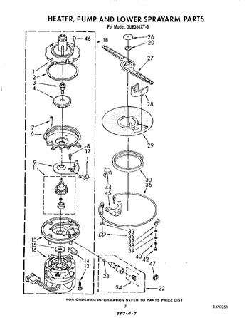 Diagram for DU8350XT3