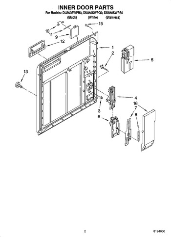 Diagram for DU850SWPS0