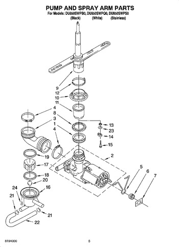 Diagram for DU850SWPS0