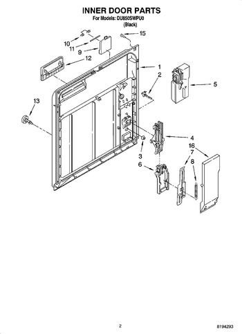 Diagram for DU850SWPU0