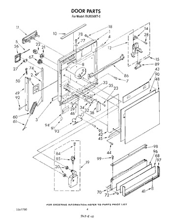 Diagram for DU8550XT0