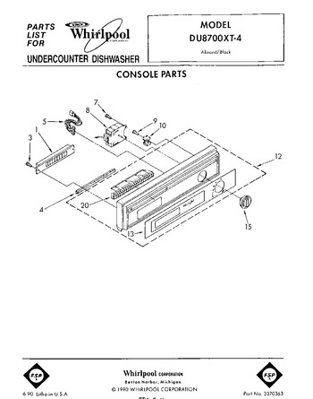 Diagram for DU8700XT4