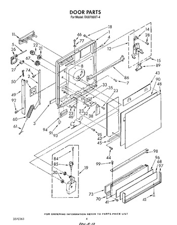 Diagram for DU8700XT4