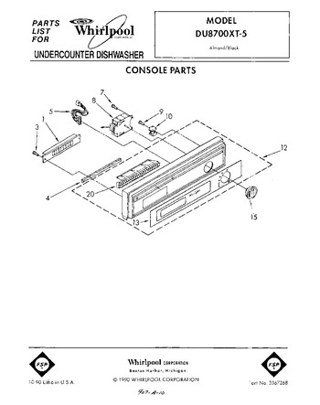 Diagram for DU8700XT5