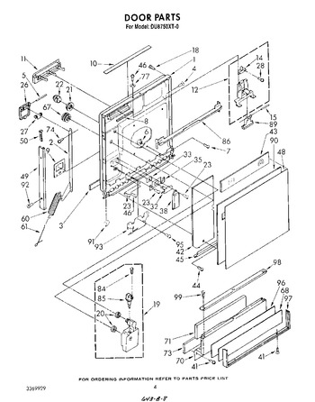 Diagram for DU8750XT0