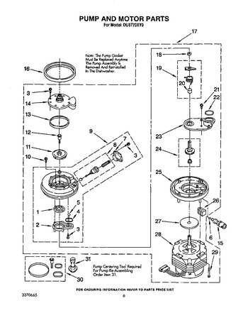 Diagram for DU8770XY0