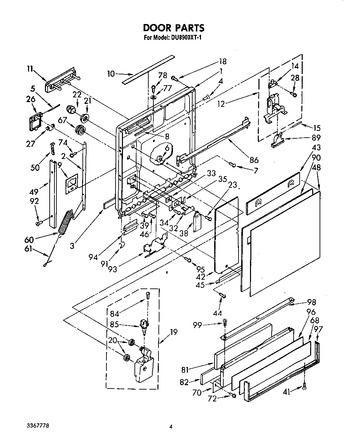 Diagram for DU8900XT1