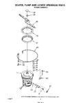 Diagram for 04 - Heater, Pump And Lower Spray Arm