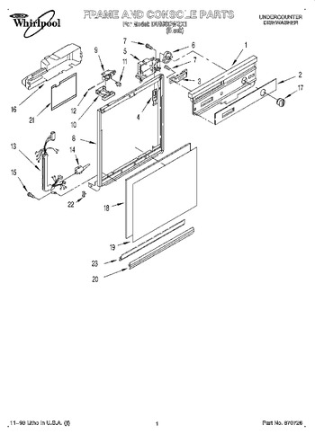 Diagram for DU890DWGX1