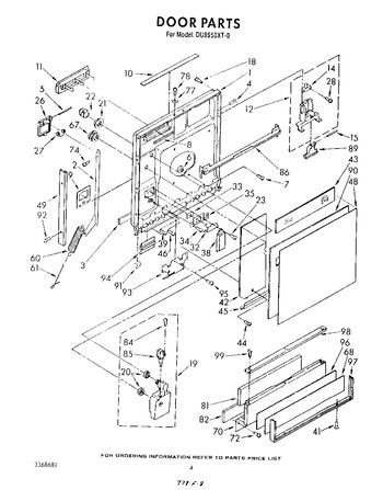 Diagram for DU8950XT0