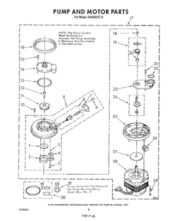 Diagram for DU8950XT0