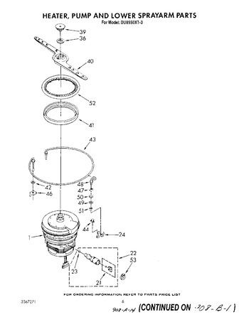 Diagram for DU8950XT3