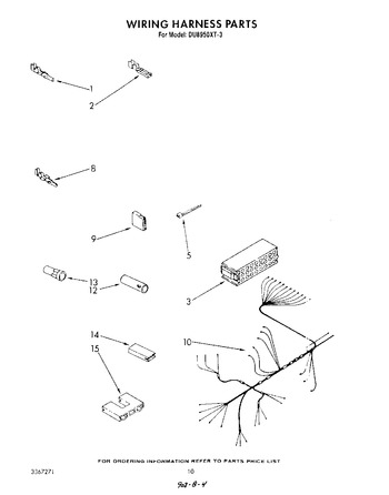 Diagram for DU8950XT3