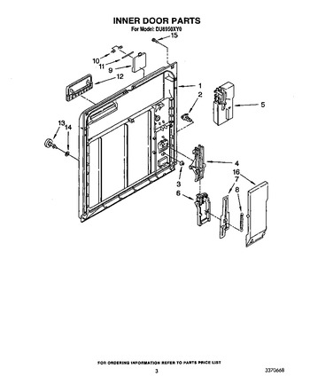 Diagram for DU8950XY0