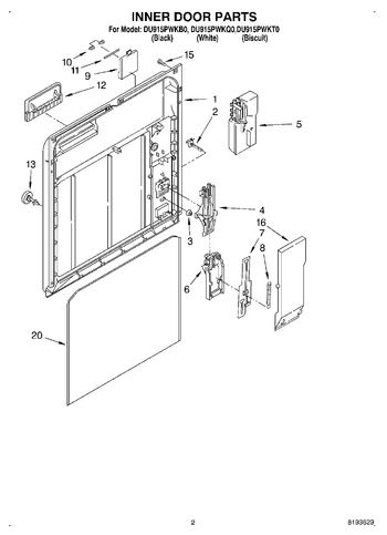 Diagram for DU915PWKT0