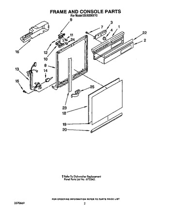 Diagram for DU9200XY0