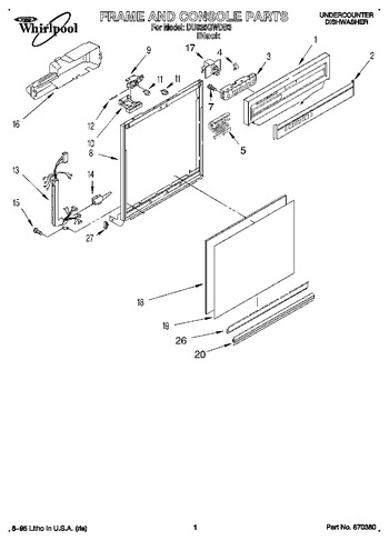 Diagram for DU925QWDB3