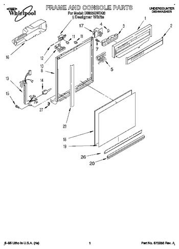 Diagram for DU925QWDQ0