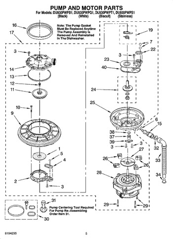 Diagram for DU930PWPB1