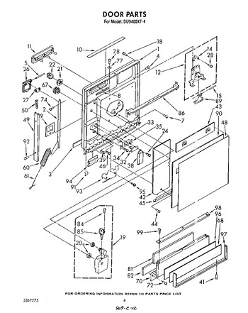 Diagram for DU9400XT4